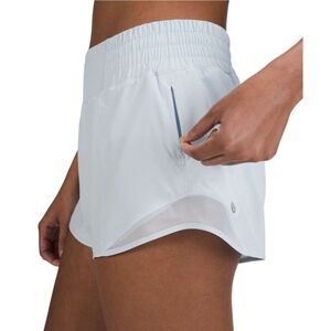 Lululemon Hotty Hot High-Rise Lined Short 2.5" Powder Blue